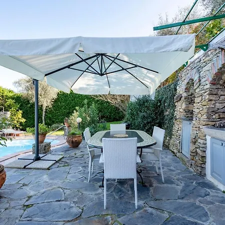 Renetta With Swimming Pool And Jacuzzi And Parking Rapallo